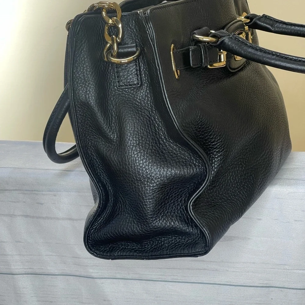Michael Kors Chain-Leather Handle Bag